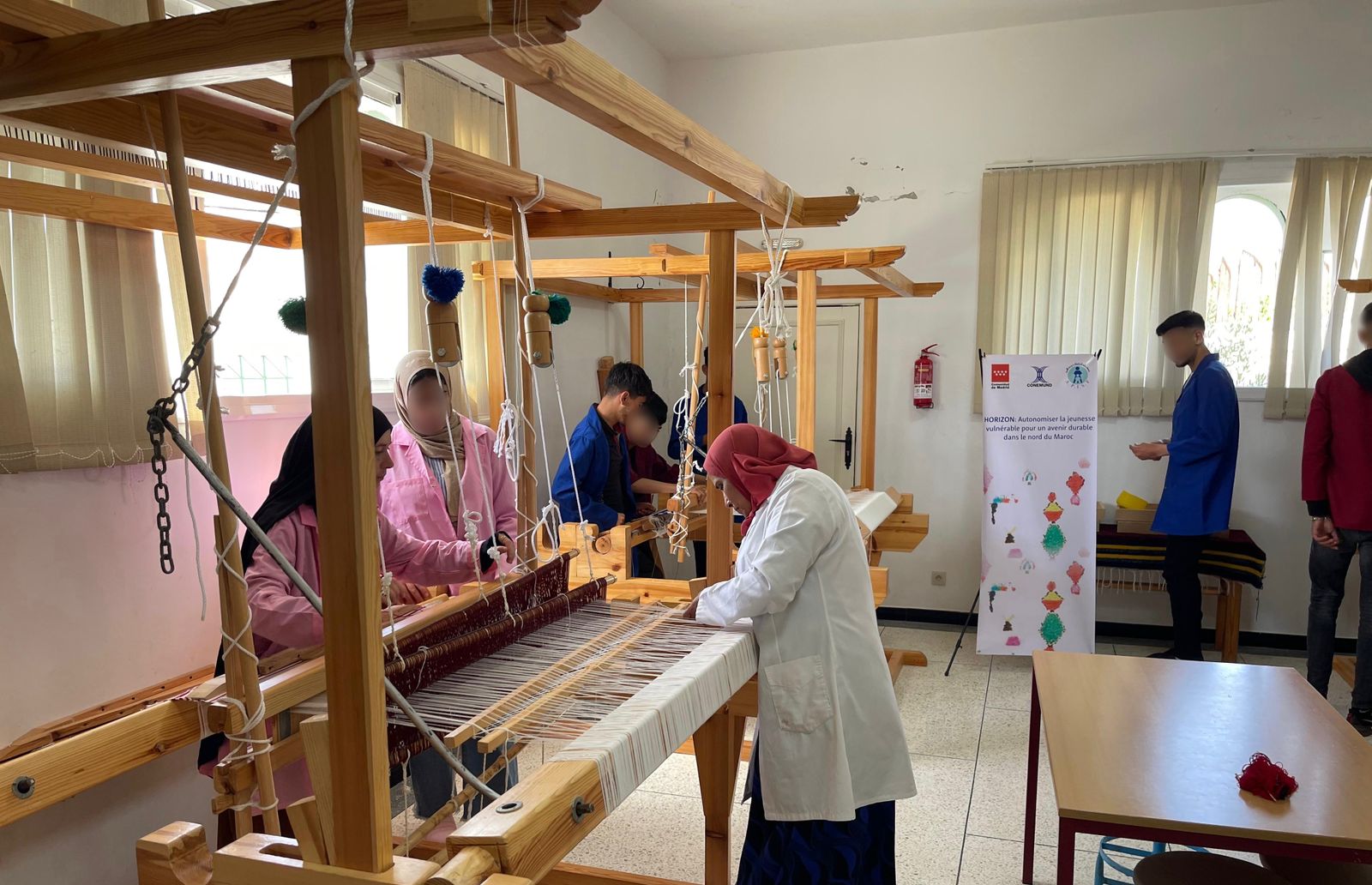 Atelier de tissage
